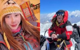 Two foreign female climbers