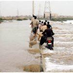 Karachi: Korangi Causeway closed for traffic again due to flooding