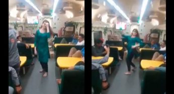 A video of Mujra on Tezgam train goes viral on social media