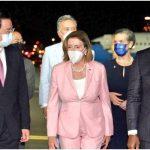 Pelosi lands in Taiwan, defies China threats