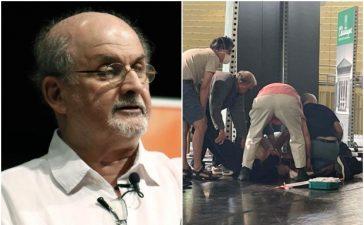 Salman Rushdie stabbed on stage