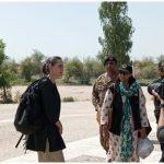 Angelina Jolie arrives in flood-ravaged Pakistan