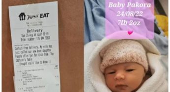 For the love of ‘pakora’, Irish couple names their baby girl after it