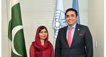 FM Bilawal Bhutto Zardari meets Malala at UNGA