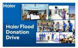Haier Flood Donation Drive
