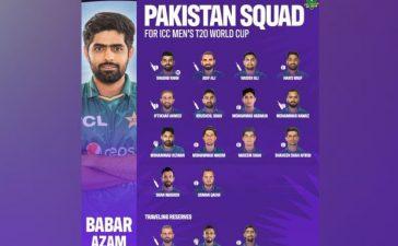 Pakistan T20 WC squad