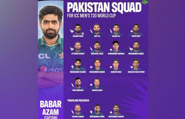 Pakistan T20 WC squad