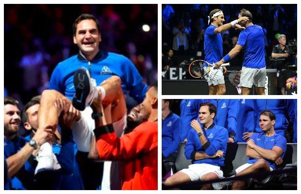 Roger Federer bids emotional farewell to tennis