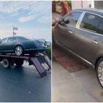 Stolen Bentley Mulsanne from London, recovered in Karachi