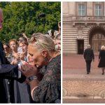 King Charles III arrives at the Buckingham Palace