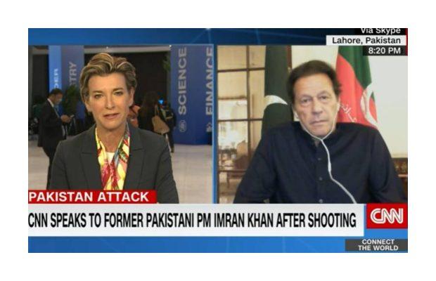 Imran Khan in an interview with CNN claims people within intelligence agencies feeding him information