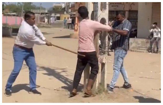 Muslim men flogged in Gujarat