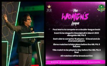 PCB announces WomenLeagueT20