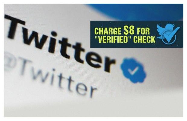 Twitter updates app to start charging $8 for blue checkmark