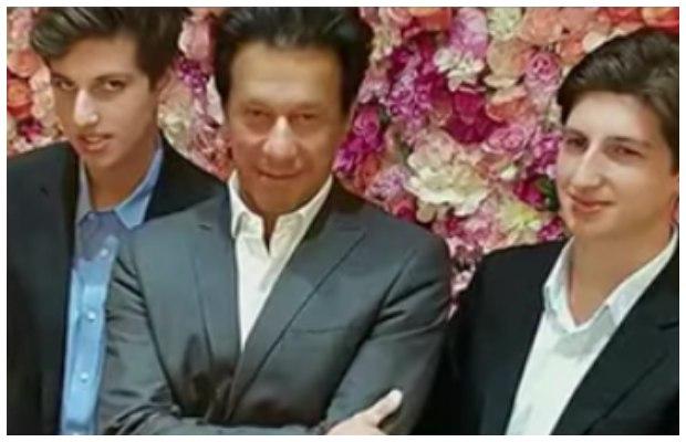 Imran Khan’s sons arrive in Lahore