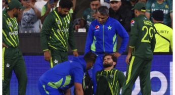 Shaheen Afridi’s right knee injury re-emerges during the T20 World Cup final
