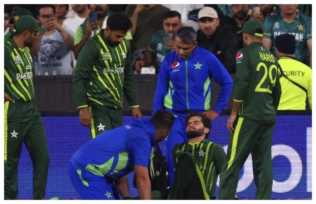 Shaheen Afridi’s right knee injury re-emerges during the T20 World Cup final
