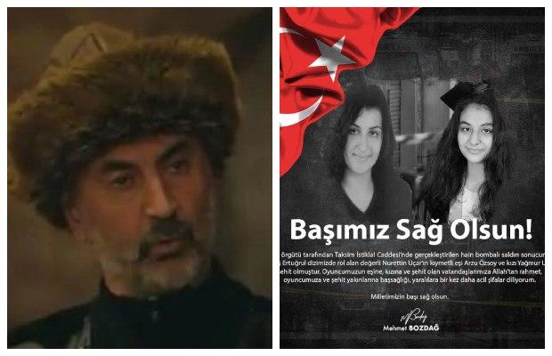 Diriliş Ertuğrul actor lost his wife and daughter in Istiklal Street explosion