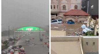 Rain Storms in Jeddah: Roads washed out, schools closed, flights delayed