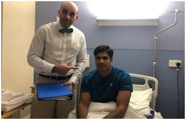 Arshad Nadeem is recovering after a successful elbow surgery he underwent in London