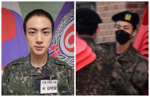 BTS’s Jin 1st Military Photos Leave the ARMY Swooning