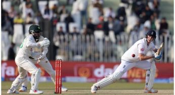 England became the first team to score 500 runs on the opening day of a Test match