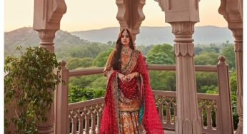 Janvi Kapoor turns muse for Pakistani designer Mohsin Naveed Ranjha