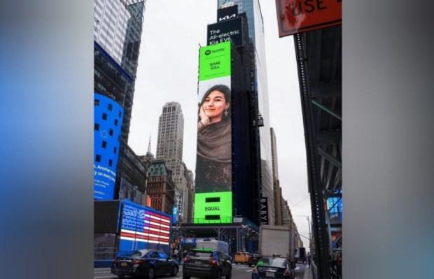 Shae Gill lights up Times Square as Spotify’s EQUAL Pakistan ambassador