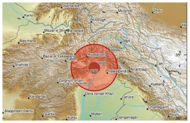 A magnitude 5.6 earthquake jolts KP and surrounding areas