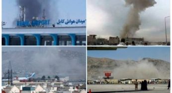 10 people killed, scores injured in a deadly blast at the entrance of the Kabul military airport