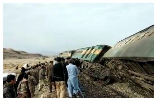 At least 18 injured as IDE blast at a railway track derails Jaffar Express in Bolan