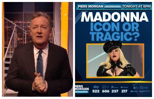 Madonna fans call out Piers Morgan for his ‘misogynistic’ and ‘sexist’ remarks