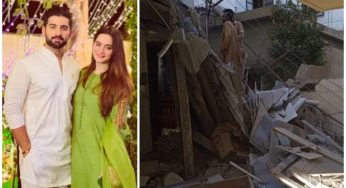 Muneeb Butt and Aiman Khan’s house severely damaged