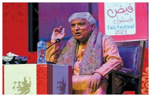 None in the audience could set the record straight to Javed Akhtar’s remarks at Faiz Festival