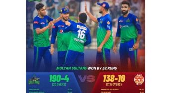Multan Sultans continue winning streak, beat Islamabad United by 52 runs