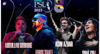 Shae Gill, Asim Azhar, Faris Shafi to feature in PSL 8 official anthem