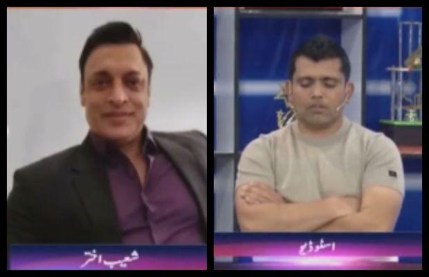 Shoaib Akhtar mocks Kamran Akmal on live TV show