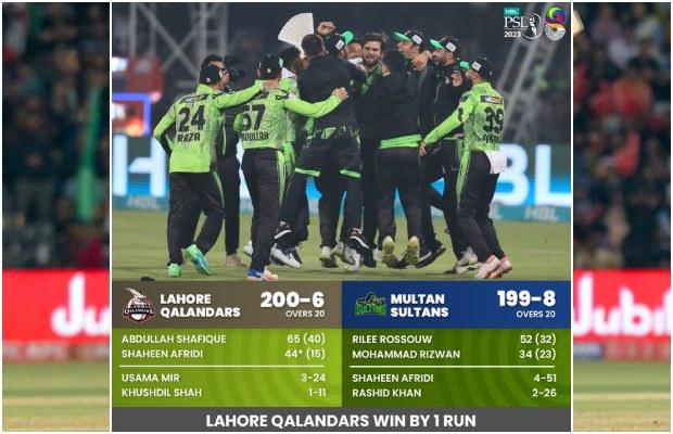 Lahore Qalandars make PSL history by claiming their second title in a row