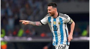Messi joins Ronaldo and Ali Daei as the only men to ever score 100 international goals