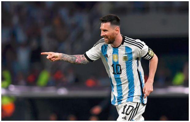 Messi joins Ronaldo and Ali Daei as the only men to ever score 100 international goals