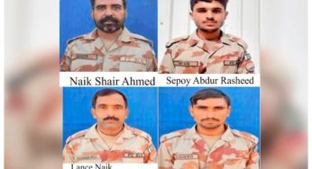 4 soldiers martyred in terrorist attack along Pak-Iran border in Balochistan’s Kech