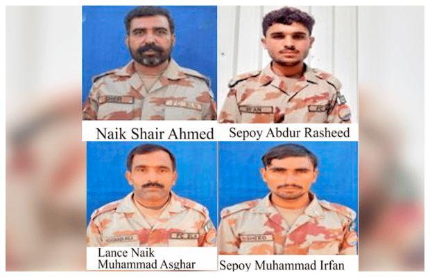4 soldiers martyred in terrorist attack along Pak-Iran border in Balochistan’s Kech