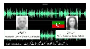 Alleged audio leak of Chief Justice’s mother-in-law, wife of Tariq Raheem hit the social media