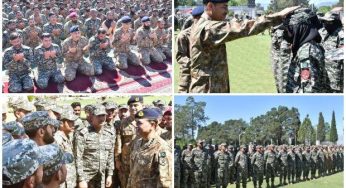 COAS spends Eid day with troops deployed along Pak-Afghan Border at Bajaur