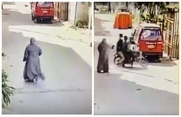 Watch: Karachi woman carries pistol to keep safe against street crime