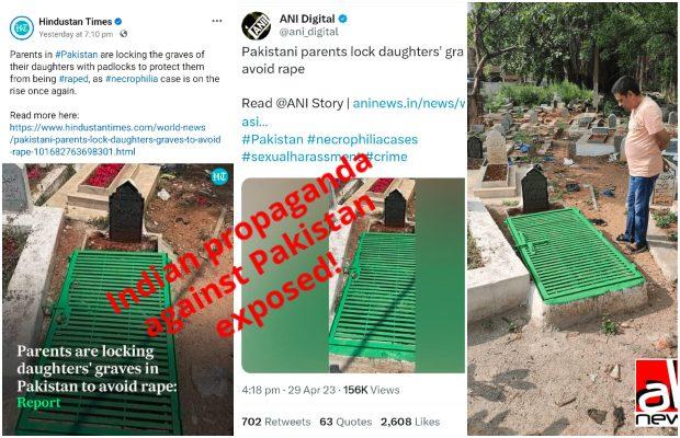 Here is the truth behind the locked grave photo going viral on social media