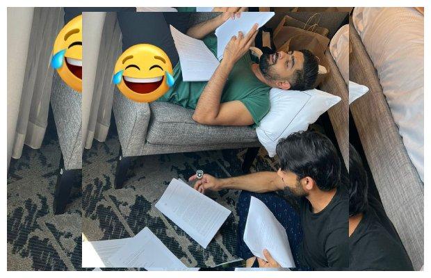 Babar Azam shares hilarious photo with Rizwan as they prepare for Harvard programme