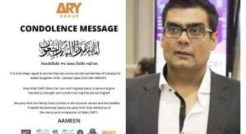 Condolences pour in for ARY CEO Salman Iqbal’s daughter’s sudden passing
