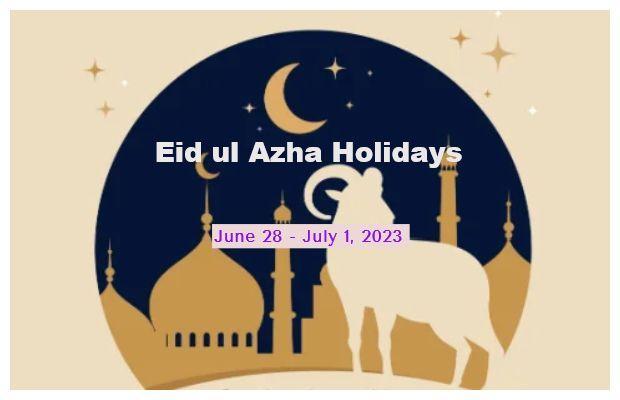 Govt adds June 28 to the Eid ul Azha Holidays