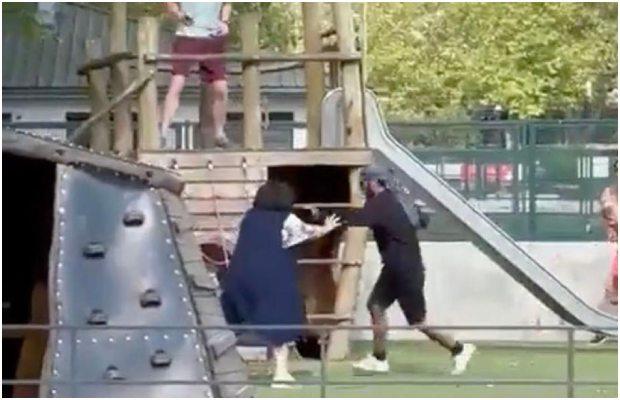 Syrian refugee stabs 4 kids at a playground in France
